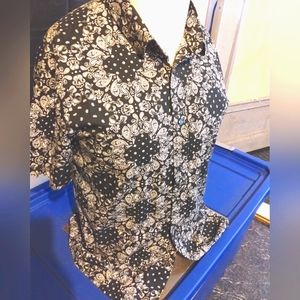 Bandana design button up short sleeves